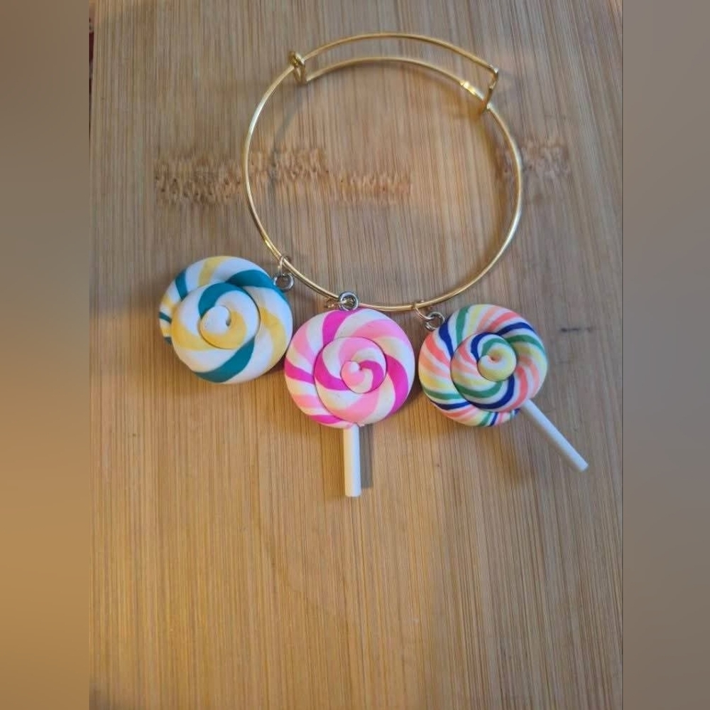 Lollipop Charm Bracelet Whimsical